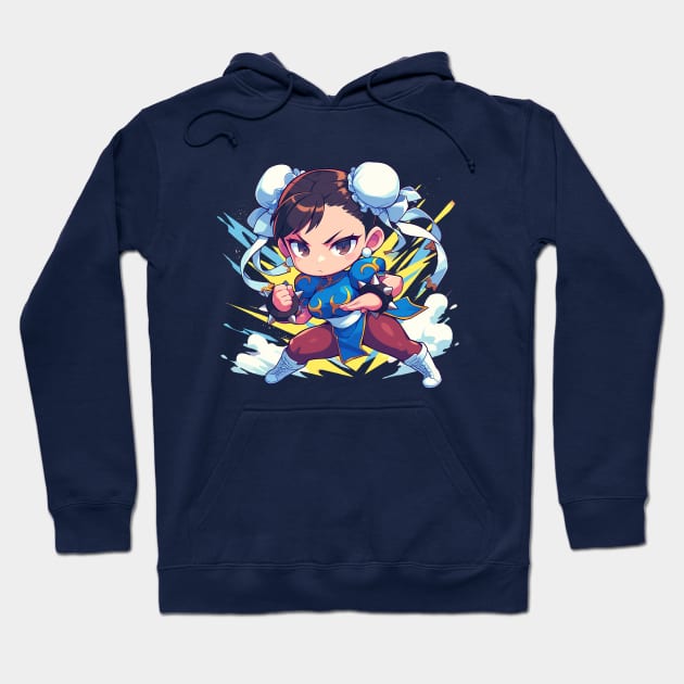 chun li Hoodie by StevenBag